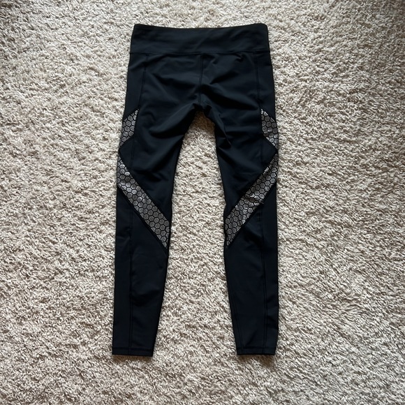 Gap Black Leggings with Silver Detailing - Picture 2 of 3